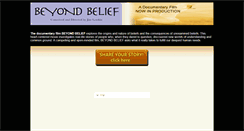 Desktop Screenshot of beyondbelieffilm.org